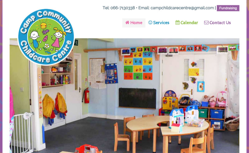 Camp Child Care - Website for creche