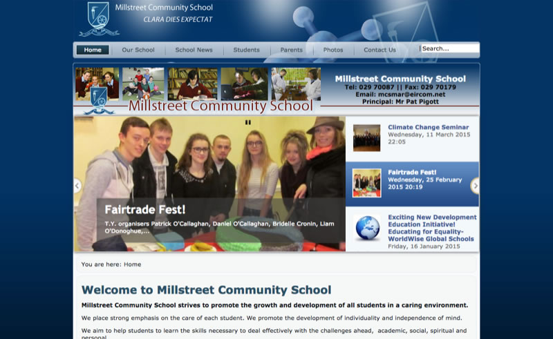 Millstreet Community School Website