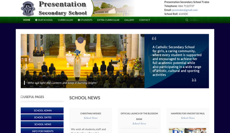 Presentation School Website Design